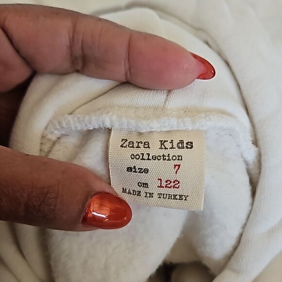 The North Face & Zara Girl's Bundle Fleece Zip-Up & Hoodie Sweater  Jacket 7/8 - Picture 13 of 16